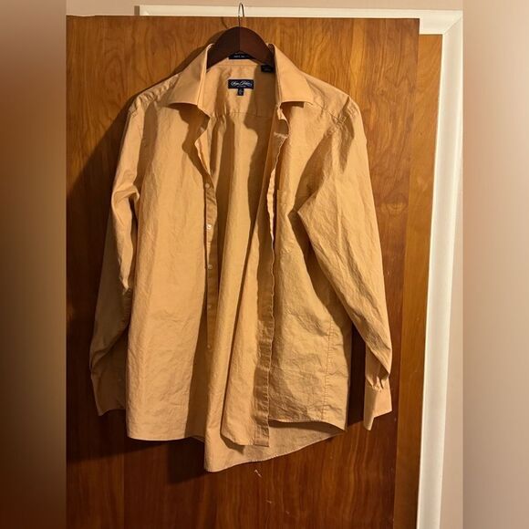 Sean Jean Peach Dress Shirt Button Up - Picture 1 of 6